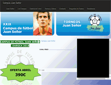 Tablet Screenshot of juan-senor.com